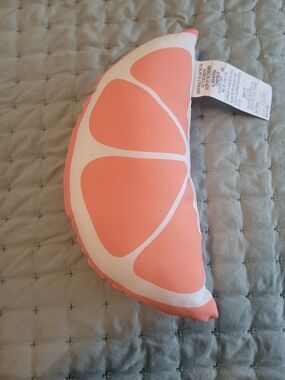 Grapefruit Slice Decorative Accent Pillow - Fruit Slice Throw Pillow
